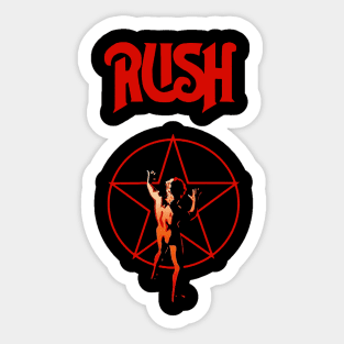 rush on Sticker